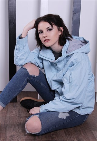 VINTAGE 90S SHELL JACKET/WINDBREAKER. UNISEX SPORTSWEAR.