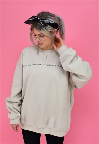 G&G UNISEX SAND INFINITY SWEAT