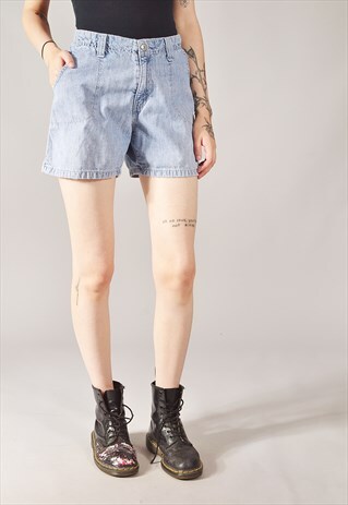 VINTAGE LEVI'S DENIM SHORTS MID BLUE
