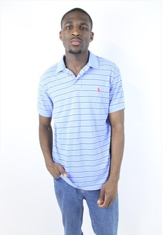 VINTAGE POLO RALPH LAUREN STRIPED POLO SHIRT