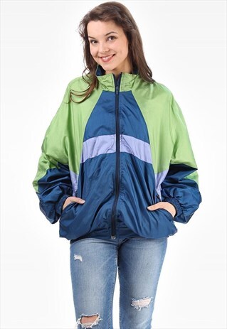 RETRO BOMBER SHELL TRACK JACKET