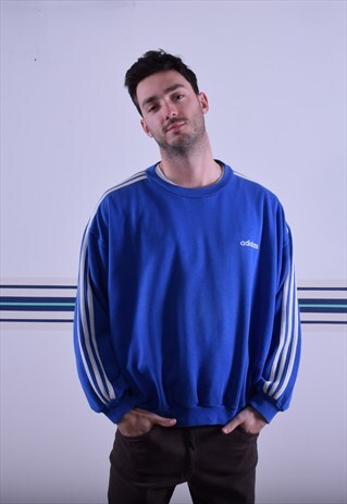 ELECTRIC BLUE ADIDAS SWEATSHIRT
