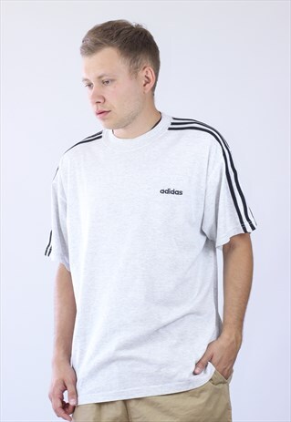 VINTAGE MENS ADIDAS LOGO T-SHIRT