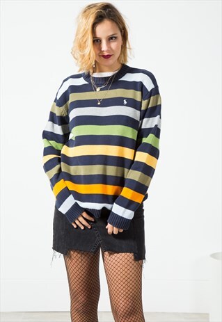 VINTAGE POLO RALPH LAUREN KNIT JUMPER / S381