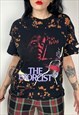 THE EXORCIST BLEACHED CUSTOM HORROR MOVIE T-SHIRT