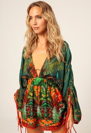 SHORT TROPICAL JUMPSUIT
