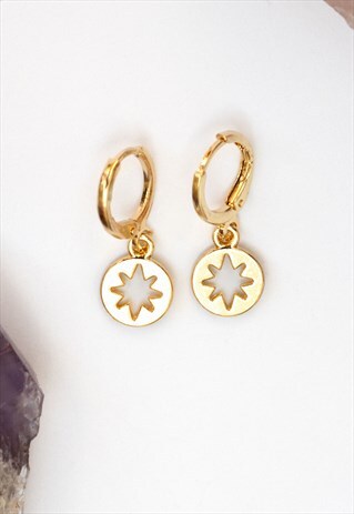 GOLD NORTH STAR EARRINGS