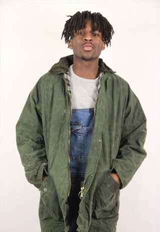 VINTAGE GREEN WAX JACKET