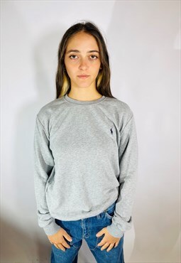 Vintage Size Small Ralph Lauren Sweatshirt in Grey