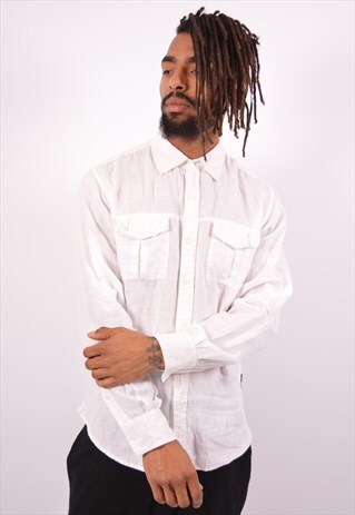 VINTAGE SERGIO TACCHINI SHIRT WHITE