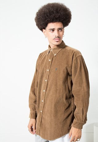 VINTAGE 80S POLO RALPH LAUREN SHIRT S4893