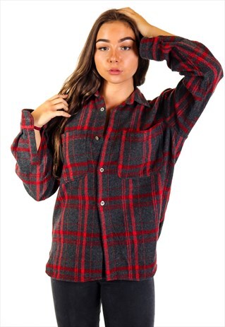 VINTAGE FLANNEL SHIRT S890