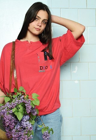VINTAGE 80S ABSTRACT GRAPHIC T-SHIRT TOP TEE BLOUSE FESTIVAL