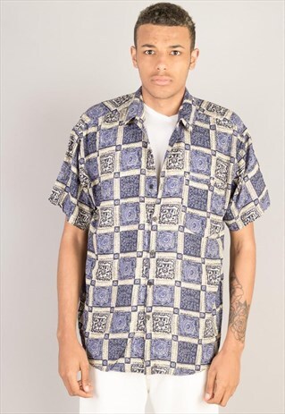 VINTAGE PATTERN SHIRT PTS472