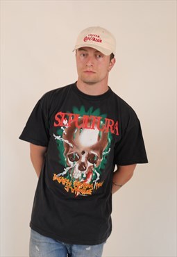  RARE 1990 Sepultura Death From The Jungle tour tshirt