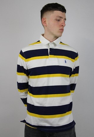 VINTAGE POLO RALPH LAUREN STRIPED POLO SHIRT