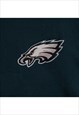 VINTAGE 90'S NFL JUMPER / SWEATER EAGLES NFL ZIP UP