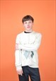 VINTAGE BEIGE CLASSIC GRAPHIC 80'S SWEATSHIRT