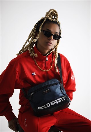 RARE VINTAGE POLO RALPH LAUREN CROSS BODY SIDE BAG