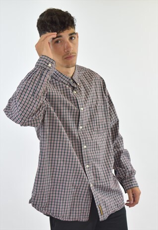 VINTAGE BLUE RED TOMMY JEANS 90S SHIRT