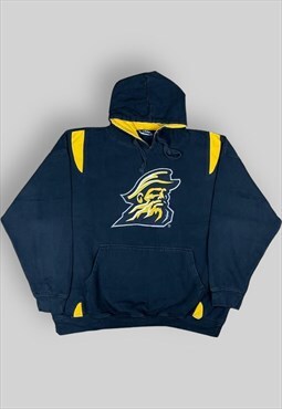 USA College Hoodie in Black and Yellow