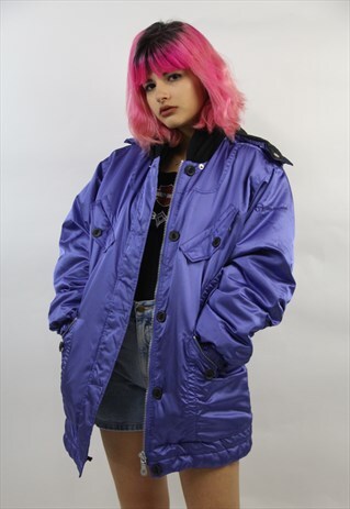 VINTAGE 90'S SERGIO TACCHINI FLEECE-LINED JACKET