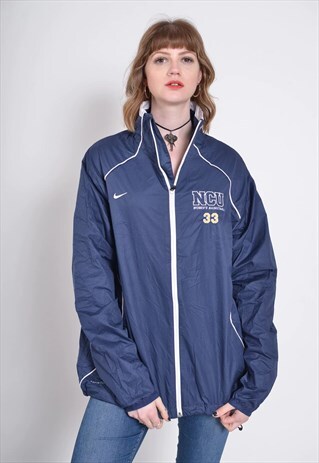 VINTAGE NIKE SHELL JACKET BLUE