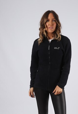 FLEECE JACKET ZIP UP JACK WOLFSKIN VINTAGE UK 8 (BJ4L)