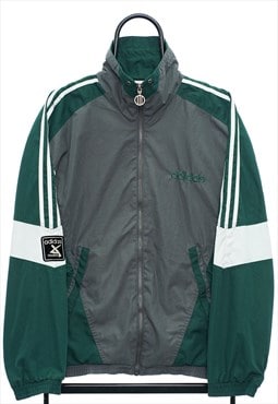Vintage Adidas 90s Training Green Tracksuit Jacket Womens