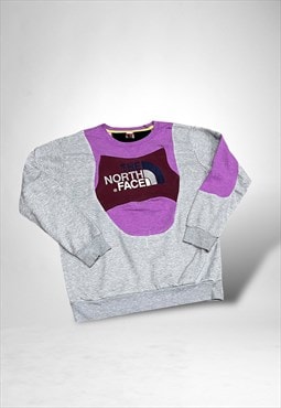 Reworked The North Face Embroidered Sweatshirt