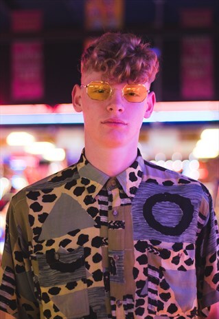 90'S INSPIRED UNISEX HEXAGONAL SUNGLASSES