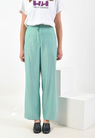 VINTAGE 90S HIGH WAISTED WIDE LEG TROUSERS