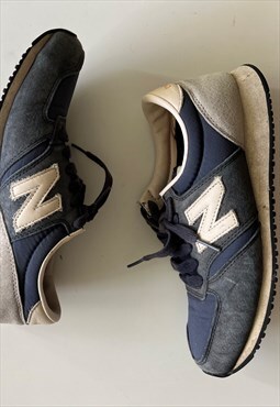 New Balance 420 Suede Blue Trainers Sneakers EU38'5 UK5'5