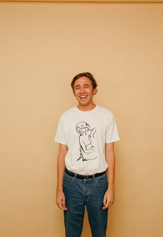 NUDE SKETCH TEE