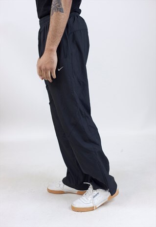 VINTAGE 90'S NIKE BLACK TRACKSUIT BOTTOMS