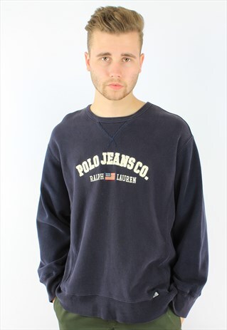 RALPH LAUREN POLO JEANS LOGO SWEATSHIRT