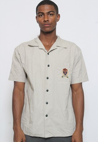 VINTAGE TOMMY HILIFGER SHORT SLEEVE SHIRT