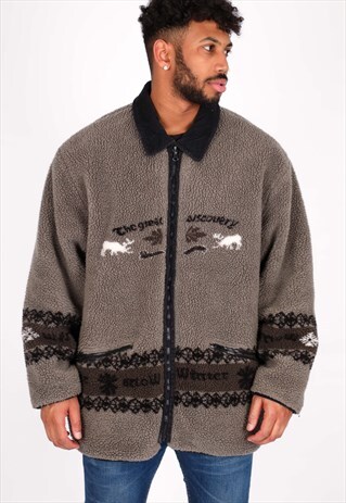 VINTAGE FLEECE REVERSIBLE JACKET NJ1036
