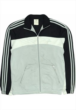 Vintage 90's Adidas Windbreaker Track Jacket Retro Grey,