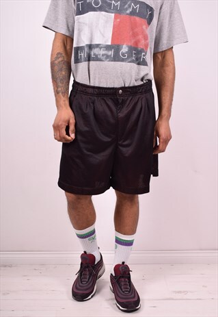 ADIDAS MENS VINTAGE SHORT W36 BLACK 90S