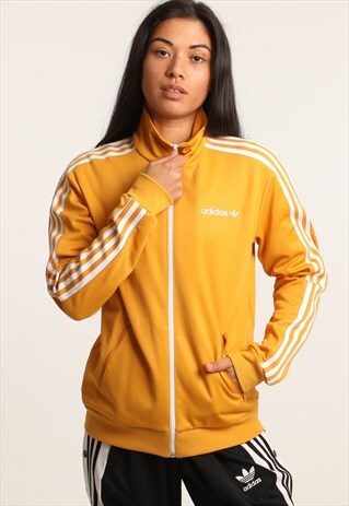 VINTAGE ADIDAS EMBROIDERED LOGO ZIPPED SWEATSHIRT