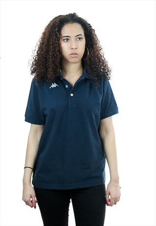 VINTAGE KAPPA NAVY POLO SHIRT T-SHIRT