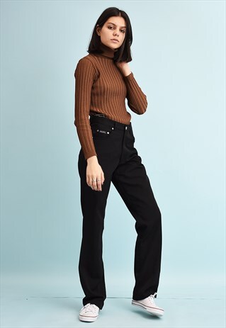 90'S RETRO HUGO BOSS REGULAR WAIST SMART TROUSERS