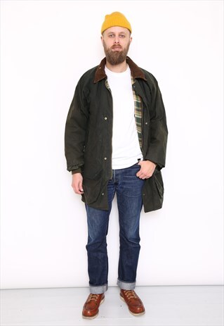 VINTAGE DICKIES WESTFIELD GREEN WAX COTTON JACKET