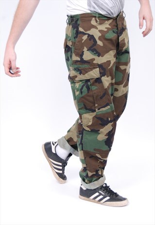VINTAGE CAMO CAMOUFLAGE TROUSERS