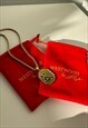 APHRODITE. GOLD FEMALE BODY TAG PENDANT NECKLACE