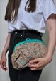 Y2K PAISLEY CLUTCH, 00S FASHION PATTERNED PURSE - KISS LOCK 