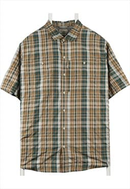Vintage 90's L.L.Bean Shirt Short Sleeve Button Up Check