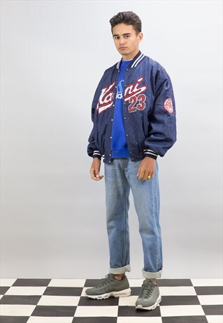 VINTAGE VARSITY HIP HOP BOMBER