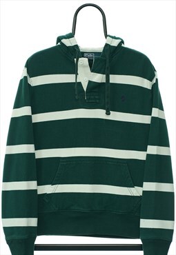 Vintage Polo Ralph Lauren Green Stripe Hoodie
